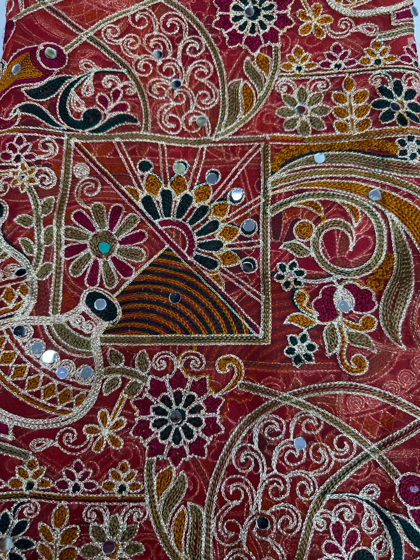 Kaftan - adjustable - mirror work