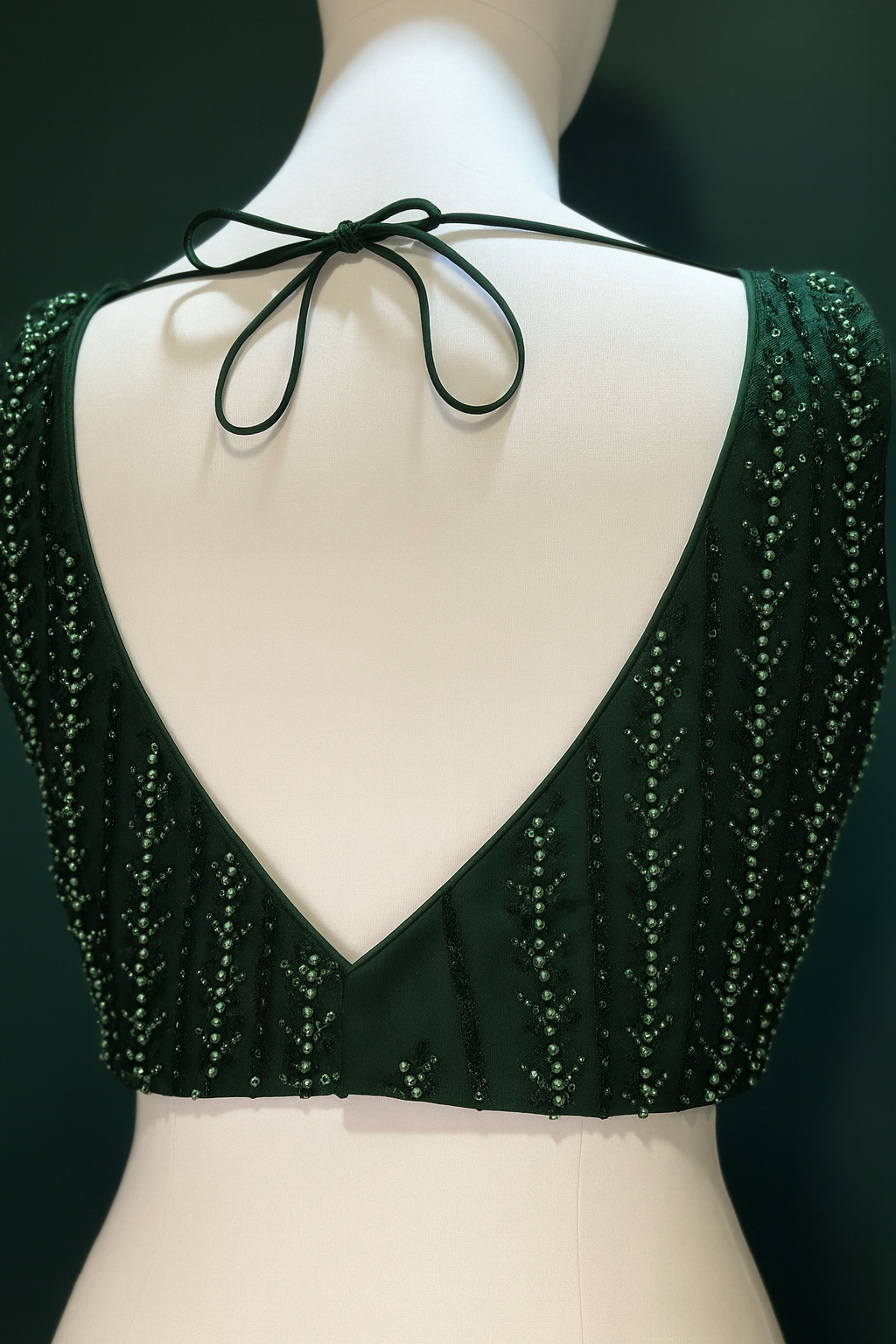 Designer Blouse Emerald Green