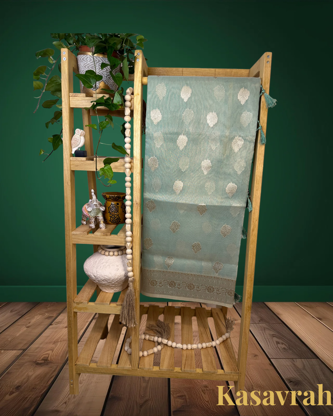 Semi Silk Saree small Butta