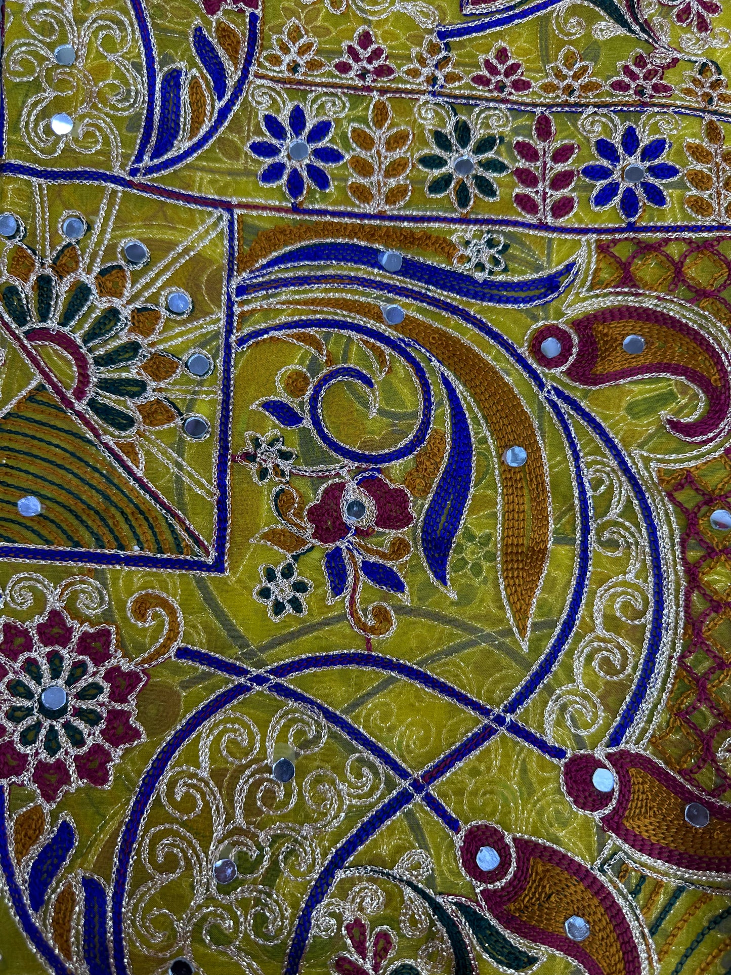 Kaftan - adjustable - mirror work