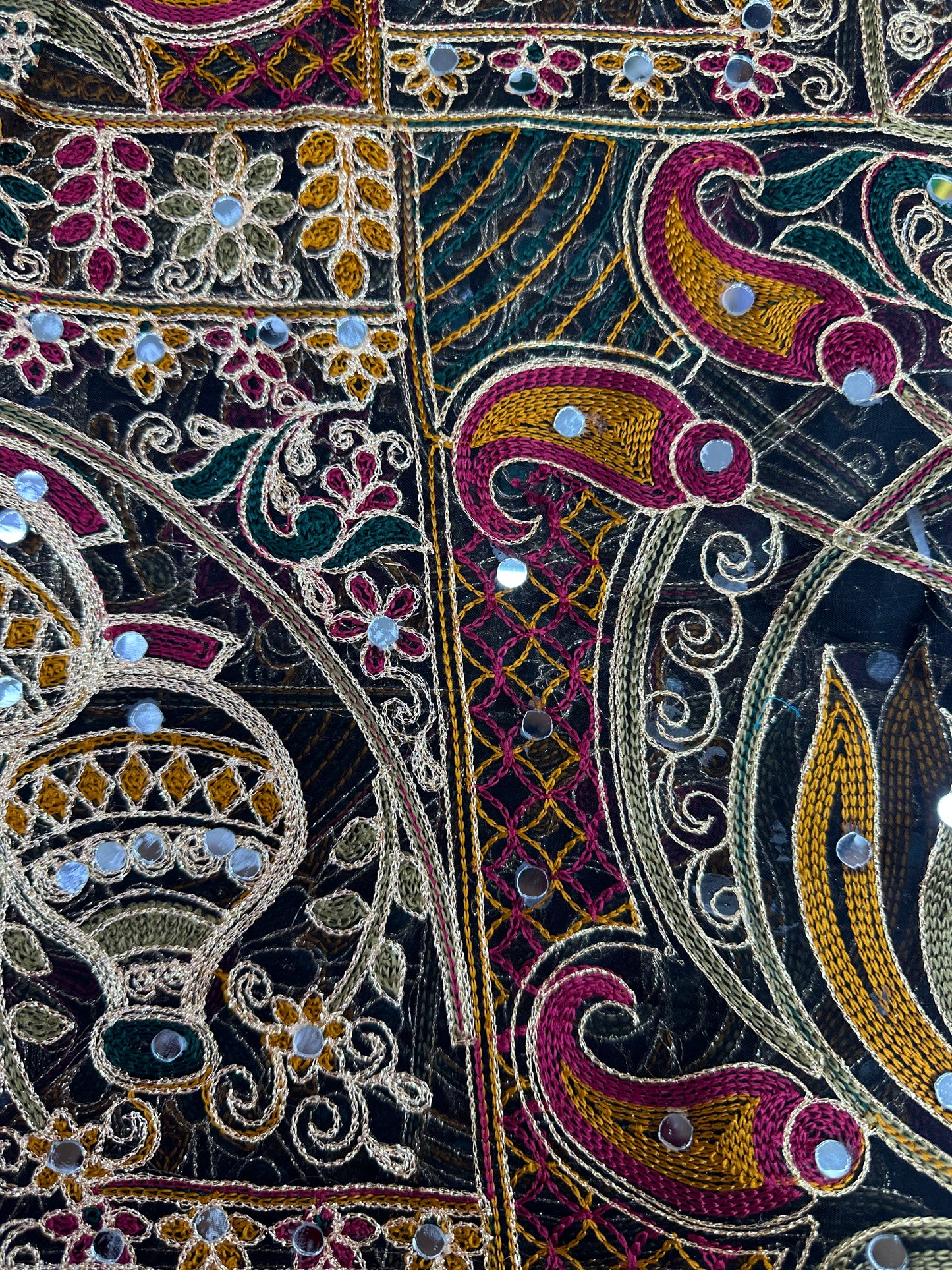 Kaftan - adjustable - mirror work